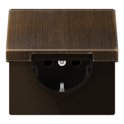 Розетка штепсельная Jung Serie LS (Серие ЛС) ME1520KIKLAT