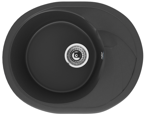 Кухонная мойка Ulgran Classic U-403-344 58х47 цвет черный
