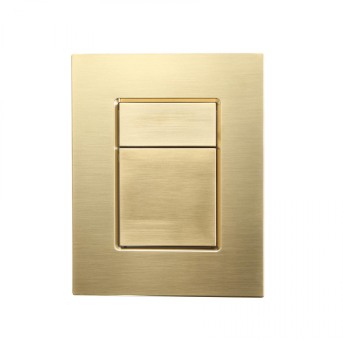 Кнопка смыва пневматическая Wonzon & Woghand WW-IB256-BG цвет золото