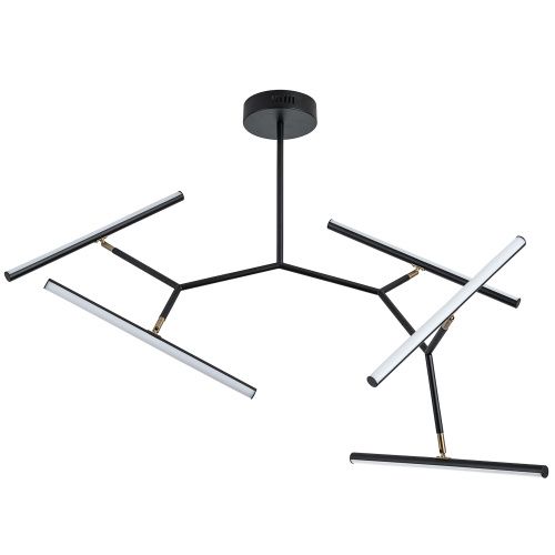 Люстра на штанге Arte Lamp Zulu (Зулу) A2170PL-49BK