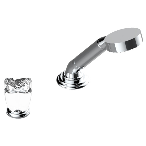 Смеситель THG Ptale de cristal clair U6A-A02-6532/60A на борт ванны хром