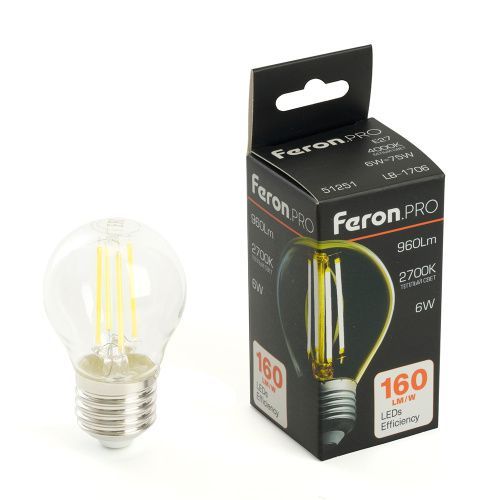 Лампа светодиодная Feron LB-1706 51250
