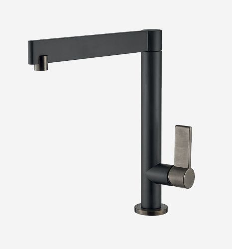 Смеситель для кухни Webert SO920302724 на мойку черный/антрацит