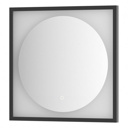 Зеркало в ванную Defesto ECLIPSE DF 2231S 60х60 цвет черный