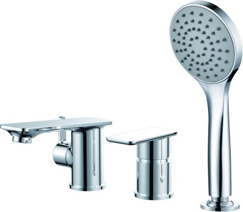 Смеситель для ванны Rush Bruny BR4335-333 на борт ванны хром