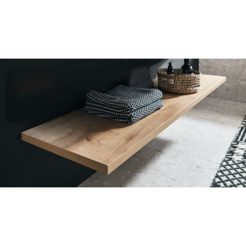 Столешница Puris Rounds AUW409228(785/185) 92х50 подвесная цвет дуб натуральный