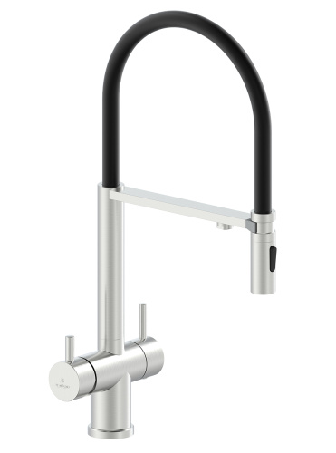 Смеситель для кухни AltroBagno Flusso AltroBagnoFlusso050201Ni на мойку никель