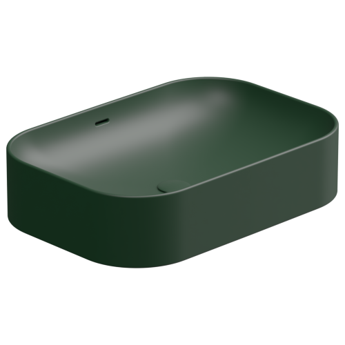 Раковина GSG Ceramic Design Easy 60см EALAVTP60036 накладная цвет болотный