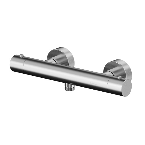 Смеситель для душа Whitecross Y brushed nickel Y1246NIB настенный никель брашированный с термостатом