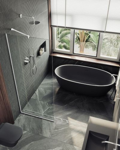 Душевая перегородка Maybah Glass MGD-1352-1у 100х195 стекло прозрачное профиль белый