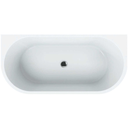 Ванна акриловая BelBagno BB108-170-80 170х80 пристенная полукруглая