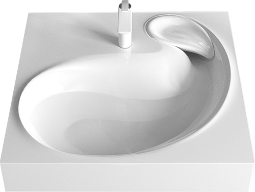 Раковина Azario SOFT 60 см CS00078299 подвесная цвет белый