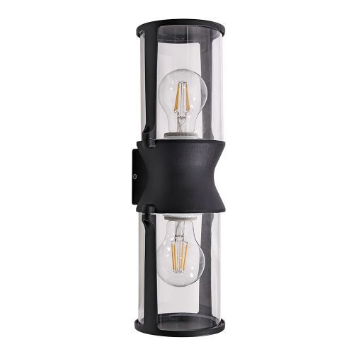 Уличный настенный светильник Arte Lamp Minchir (Минцхир) A8306AL-2BK