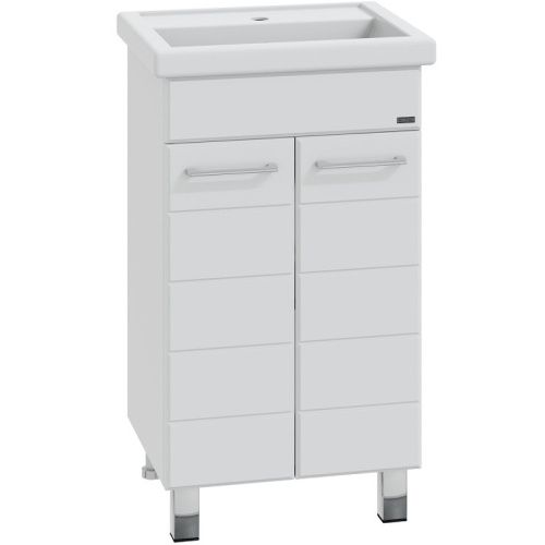 Тумба под раковину СанТа Омега 207001 46х38х72 напольная цвет белый