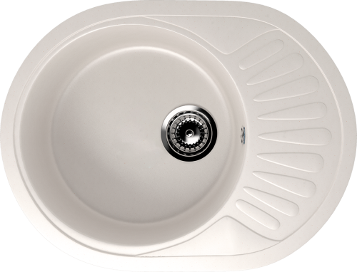 Кухонная мойка Ulgran Classic U-107m-331 57х45 цвет белый