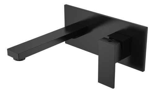 Смеситель Boheme Qubic 475-B встраиваемый черный