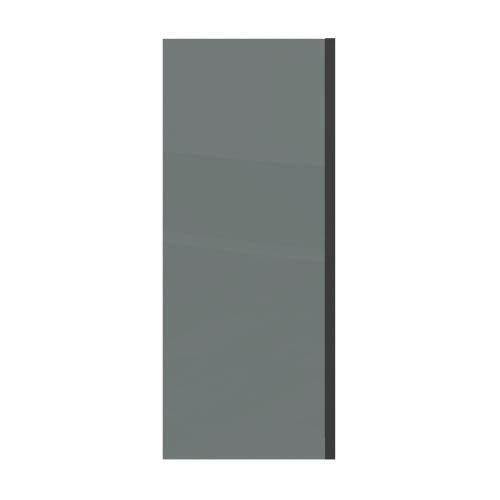 Боковая стенка Grossman Classic 200.K33.04.100.21.10 100x195 стекло тонированное профиль черный матовый