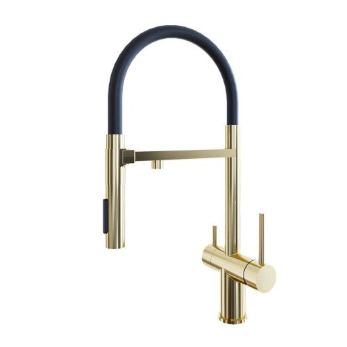 Смеситель для кухни Grandex Aqua Choice-S 9020151 на мойку золото