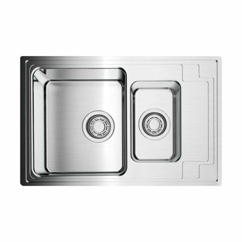 Раковина Omoikiri Mizu 78 см 4973731 встраиваемая цвет нержавеющая сталь