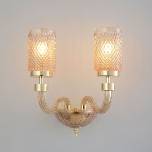 Бра Crystal Lux Silvestro (Силвестро) SILVESTRO AP2 AMBER