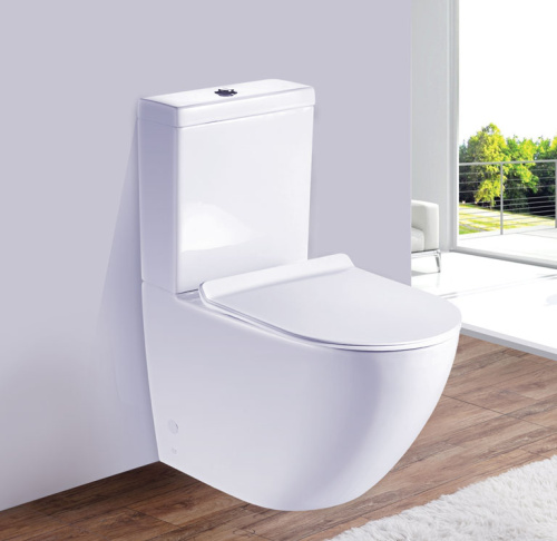 Унитаз напольный с бачком Esbano RIPOLL-С ESUNRIPOCW белый с сиденьем микролифт безободковый каскадный смыв