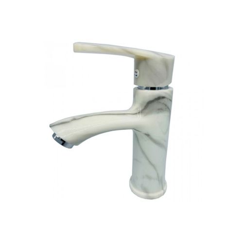 Смеситель Plstart PL1003-26 на раковину хром/мрамор