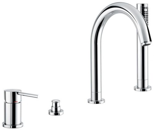 Смеситель Emmevi Piper 45120/NEO на борт ванны черный - фото 3