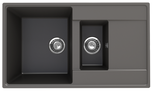 Кухонная мойка Ulgran Quartz Prima 860 1,5 K-09 86х50 цвет асфальт