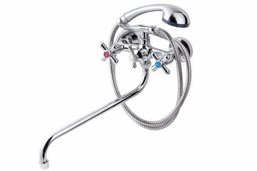 Смеситель для ванны и душа FAUZT FZs-428-03 настенный хром