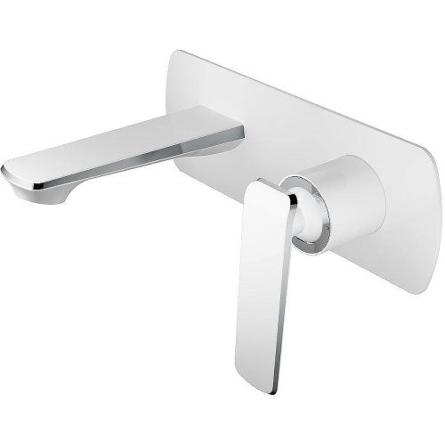 Cмеситель Haiba HB80548-8 встраиваемый в стену белый/хром