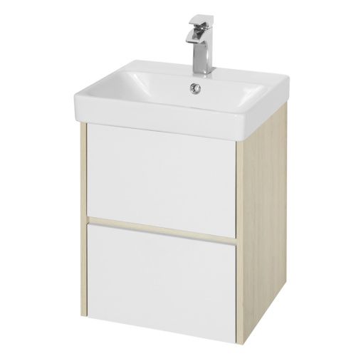 Тумба под раковину Aquaton Сканди 1A251601SDB20 43х43х52 подвесная цвет дуб верона