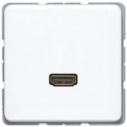 Розетка HDMI Jung Serie CD (Серие ЦД) MACD1112WW
