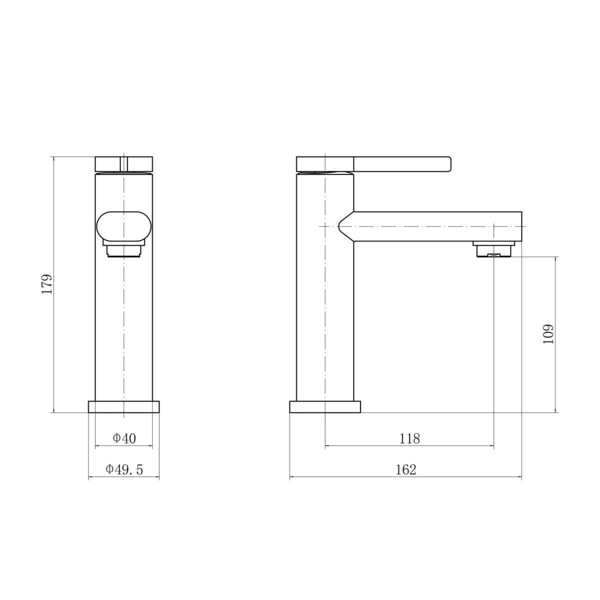 Смеситель Fashun A51130 на раковину сатин - фото 3