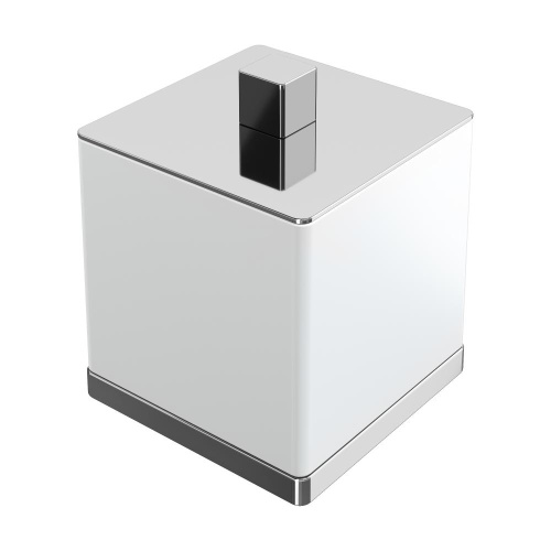 Стакан для ватных дисков Boheme Qubic 10964-CR