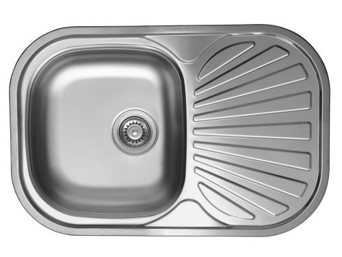 Кухонная мойка Ukinox Галант GAL730.480 -GT8K 2L 48х73 цвет стальной поверхность рифленая