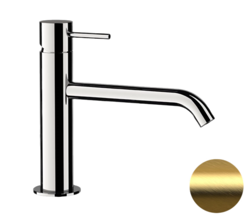 Смеситель Remer X Style X12ABG на раковину брашированное золото