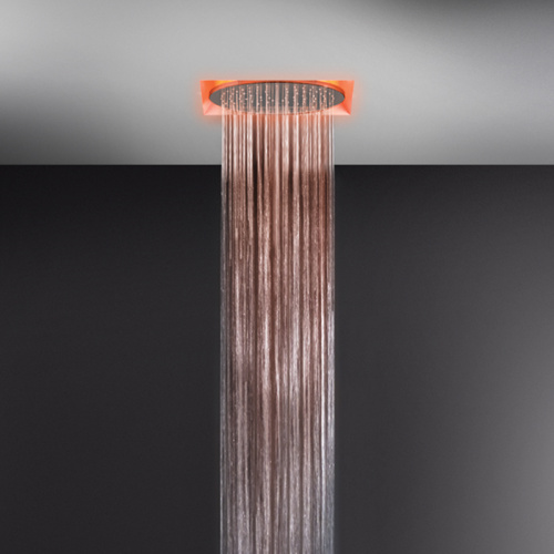 Верхний душ Gessi Afilo 57018#238 35х35 нержавеющая сталь