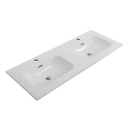 Раковина Cezares ECO 121 см CZR-8073-120-2 подвесная цвет белый глянцевый
