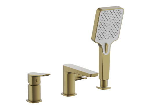 Смеситель Belz B715 B66715-5 на борт ванны золото