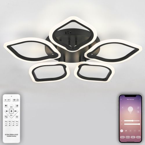 Люстра потолочная Natali Kovaltseva Real (Реал) LED LAMPS 81200 BLACK