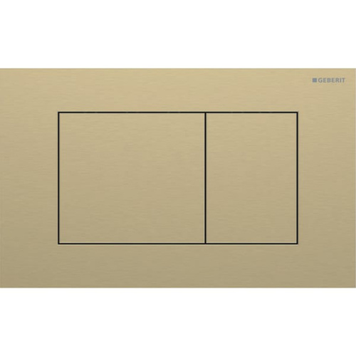 Клавиша смыва механическая Geberit Sigma 115.629.QF.1 цвет латунь шлифованная
