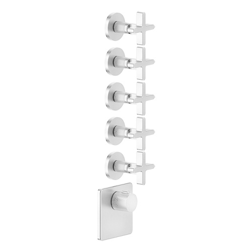 Смеситель для душа Gessi Inciso 58350#031 встраиваемый в стену хром с термостатом (внешняя часть)