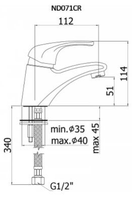 Комплект смесителей Paffoni Nettuno Due 255120 хром