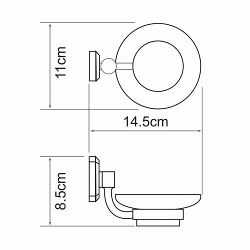 Мыльница WasserKRAFT 3029 - фото 4
