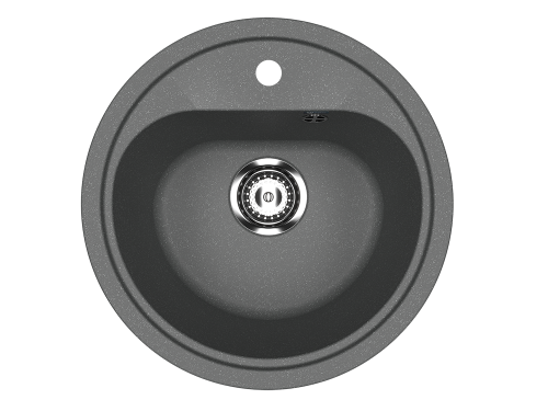 Кухонная мойка Ulgran Classic U-700-343 44х44 цвет антрацит