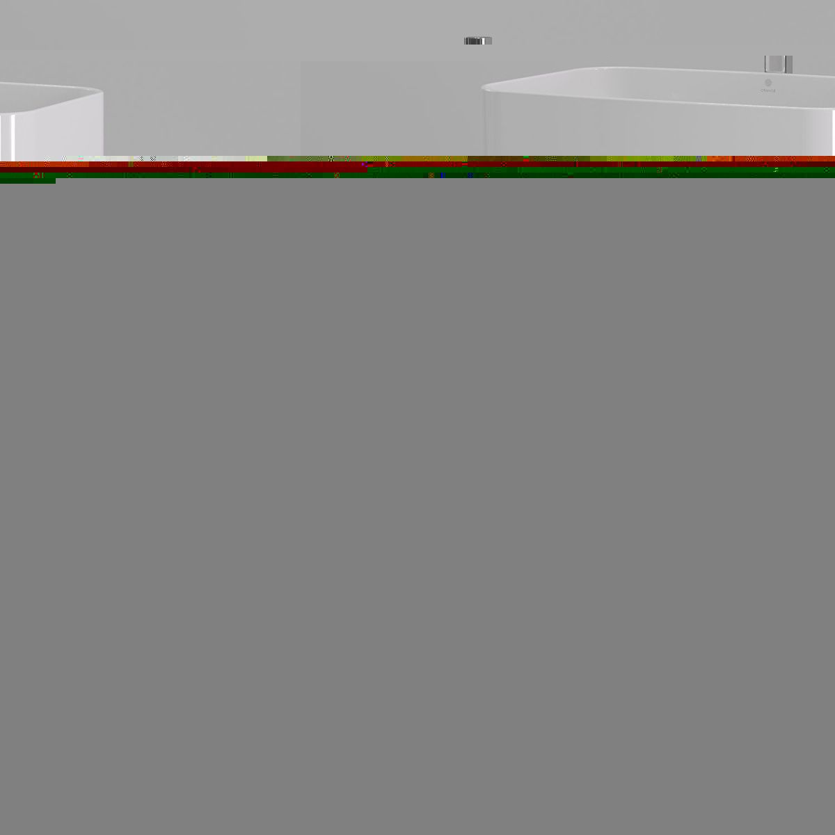 Тумба с раковиной Orange Line Li-80TubMDF+B07-600W 80х50