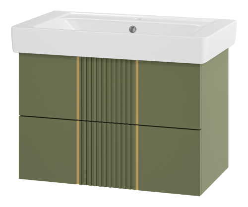 Тумба под раковину Brevita Vega VEG-09080-0802Я 74х43х50 подвесная