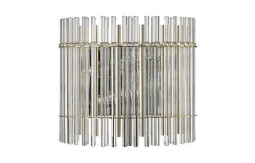 Светильник настенный Crystal Lux Aurelio (Аурелио) AURELIO AP2 GOLD+CHROME/TRANSPARENT