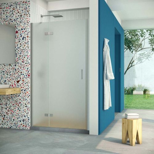 Душевая дверь Vegas-Glass AFP Retta AFP Retta 90 07 10 L 90х200 стекло матовое профиль хром