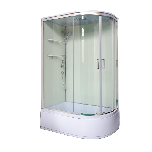 Душевая кабина Loranto NEO CS-22012L 80х80 асимметричная с крышей